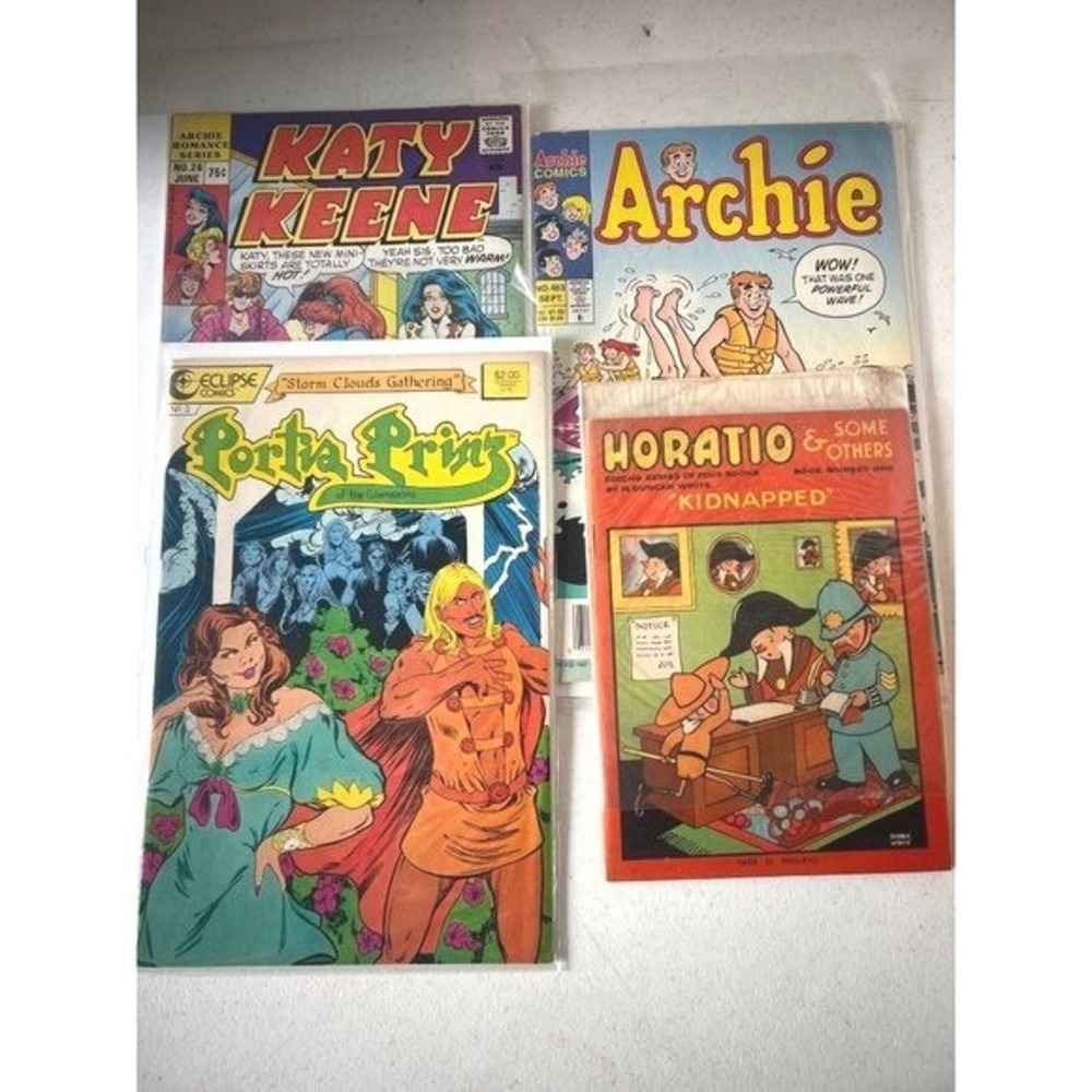 Vintage Comic Book Lot Archie Katy Keene Portia Prinz Horatio Graphic Novels‎